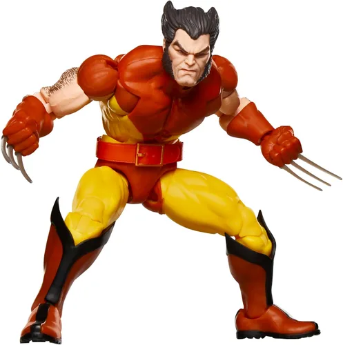 Miniatura 5 de Marvel Legends Series Wolverine, X-Men Retro Marvel Comics Secret Wars Figura de acción coleccionable de 6 pulgadas con escudo