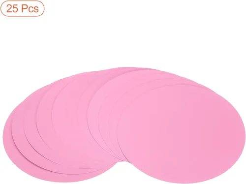 Miniatura 66 de PATIKIL Papel de cartón redondo de 5.9 pulgadas, 25 unidades de círculos de disco en blanco para decoración de fiestas, manualidades, manualidades
