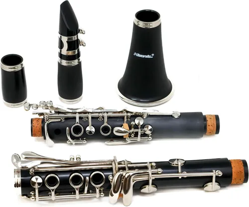 Miniatura 3 de Hisonic Signature Series 2610 Bb Clarinete de orquesta con funda.
