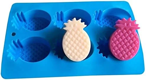 Miniatura 3 de Moldes de silicona para piñas, forma de frutas tropicales, moldes de jabón de silicona, moldes de verano hawaianos para manualidades, manualidades