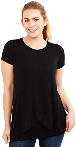 Miniatura 3 de Maternidad Plus tamaño Lift Up Relaxed Fit Tee de lactancia