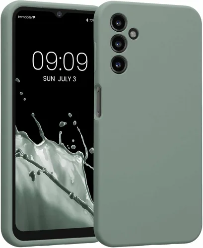 Miniatura 144 de kwmobile Funda compatible con Samsung Galaxy A13 4G - Funda delgada de silicona TPU - Acabado suave al tacto - Amarillo radiante