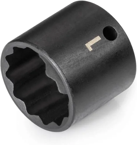 TEKTON Accionamiento de 3/8 pulgadas x 1 pulgada Zócalo de impacto de 12 puntos poco profundo | SID12225