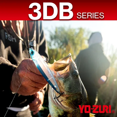 Miniatura 5 de Yo-Zuri 3DB Vibe Sinking Señuelo, prisma dorado negro, 2-1/2 pulgadas