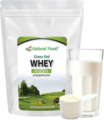 Miniatura 7 de Z Natural Foods Concentrado de proteína de suero alimentado con pasto - Polvo de proteína de suero limpio de Nueva Zelanda - Proteína de suero pura