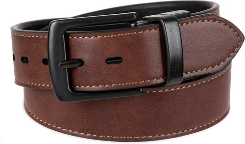 Miniatura 3 de Levi's Cinturón para niños grandes, cinturón reversible dos en uno informal apto para la escuela