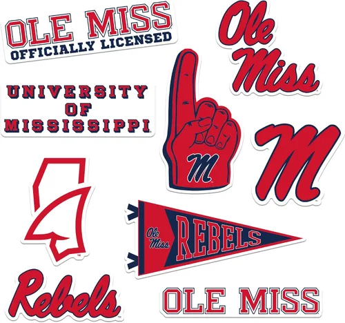 Miniatura 95 de Mississippi State University - Paquete variado de 10 calcomanías de vinilo grandes de lujo, para laptop, botella de agua, álbumes de recortes
