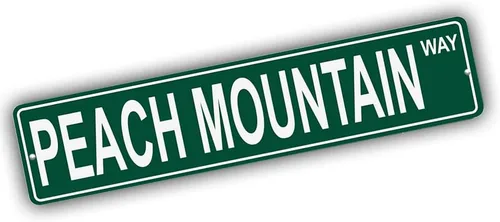 Miniatura 155 de Ohio Mountains Pick Your Mountain Compatible/repuesto para Acme Hill United States Mountain aluminio metal metal metal estilo letrero de calle