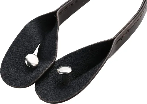 Miniatura 14 de AWAYTR Tirantes de botón marrón para hombre, tirantes elásticos ajustables en forma de Y