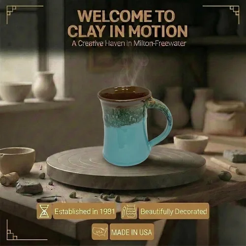 Miniatura 5 de Clay in Motion - Taza grande (Ocean Tide)