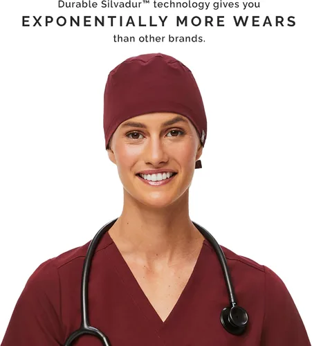 Miniatura 5 de FIGS Gorra médica unisex moderna y clásica, forro supersuave, ligera, transpirable, antideslizante