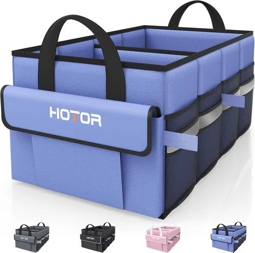 Miniatura 3 de HOTOR Organizador de maletero, organizador de automóvil con 5 bolsillos, organizador de maletero para SUV, sedán y camioneta, organización