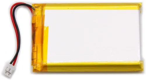 Miniatura 4 de Número de pieza verificado MSDS: 654060, batería recargable de iones de polímero de litio Li Lipo de 3.7V 2000mAh con conector JST de 2 pines