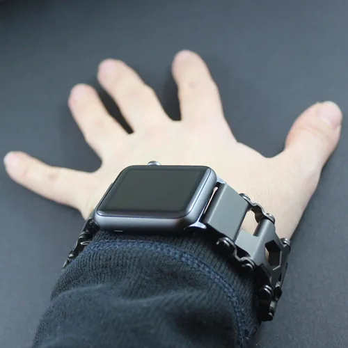 Miniatura 2 de Adaptador de reloj Samsung de acero inoxidable compatible con la pulsera Leatherman..