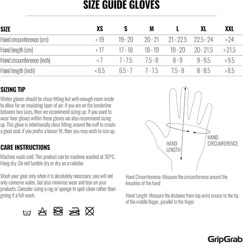 Miniatura 6 de GripGrab Guantes de bicicleta acolchados de gel para primavera y otoño, resistentes al viento, guantes de ciclismo térmicos para clima frío, guantes