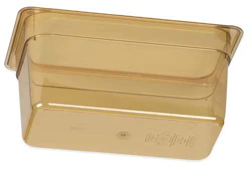 Miniatura 2 de Carlisle FoodService Products Sartén de alimentos de alta temperatura, contenedor de almacenamiento de alimentos de tamaño 1/3 para servir alimentos