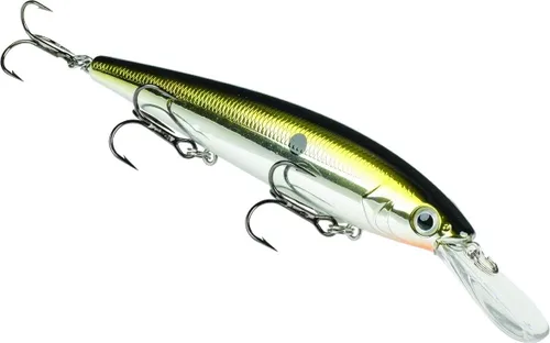 Miniatura 2 de Strike King KVD Jerkbait profundo señuelo de pesca de 3 ganchos, 3/5 onzas, 4.75 pulgadas Sexy Shad