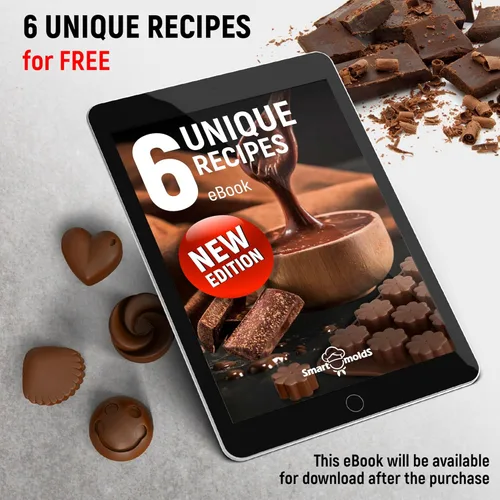 Miniatura 3 de Moldes de silicona para chocolate – Juego de 6 – Moldes antiadherentes y de grado alimenticio para caramelos de gelatina, trufas, derretidos de baño
