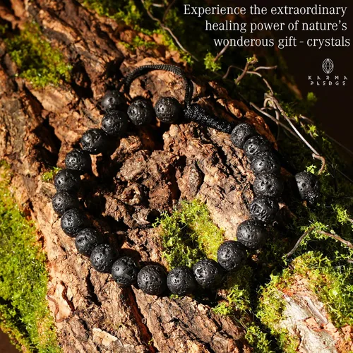 Miniatura 79 de Pulseras de cristal curativo para mujeres y hombres, espiritual, energía positiva y equilibrio, pulseras de cuentas de cristal natural hechas a mano
