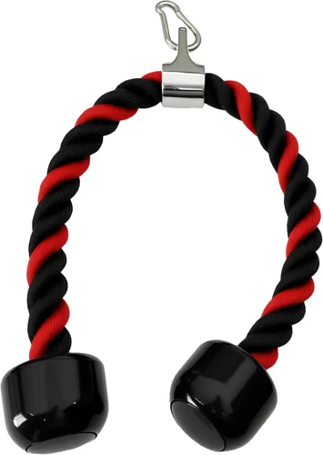 Miniatura 6 de Accesorios de cable de cuerda de tríceps pesados, accesorios de máquina de cable para gimnasio en casa, cuerda de tríceps de nailon para accesorios