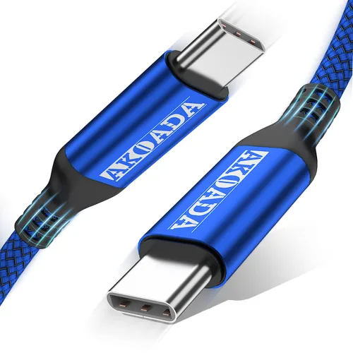 Miniatura 12 de AkoaDa - Cable USB-C a USB-C de 100 W de 10 pies Gris