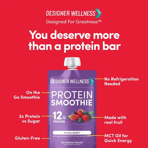 Miniatura 8 de Designer Wellness Paquete variado de batidos de proteínas y paquete de bayas mixtas