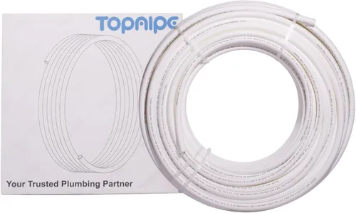 Tubo PEX-B, 1/2 pulgada x 300 pies, blanco, certificado NSF para agua potable, tubo para fontanería, herramientas de fontanería de piso/pared,