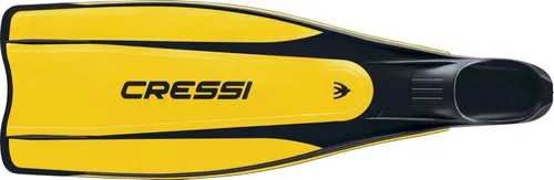 Miniatura 4 de Cressi Aletas de buceo con bolsillo para pies completos para adultos, Pro Star: fabricadas en Italia Amarillo