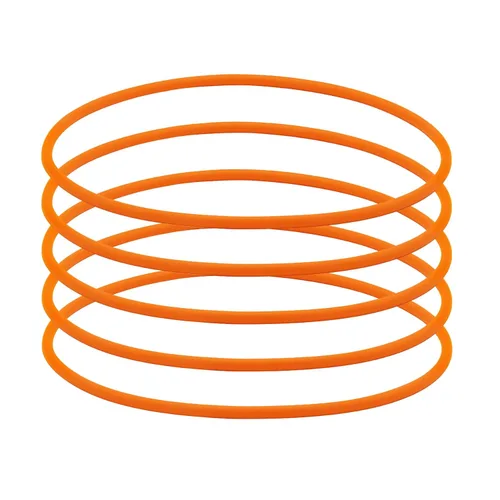 Ganivsor 151120 OR-34 Junta tórica (paquete de 5) para carcasa de filtro de agua Pentek Culligan Dupont (color naranja) – Tamaño OEM de junta tórica