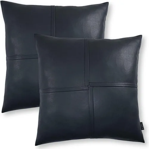Miniatura 53 de Funda de almohada de piel de cordero – Funda de cojín para sofá, fundas decorativas para sala de estar o dormitorio de 20 x 20 pulgadas – Caja
