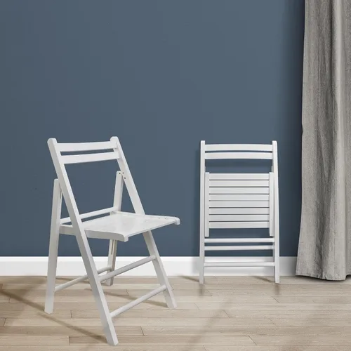 Miniatura 13 de Casual Home Juego de 2 sillas plegables de madera - Espresso