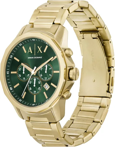 Miniatura 5 de Armani Exchange Reloj de vestir cronógrafo para hombre con correa de acero inoxidable o cuero