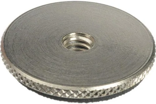 Miniatura 5 de Manfrotto Adaptador de montaje, rosca hembra de 1/4" x20 a macho de 3/8" con brida moleteada. (#3367)