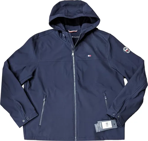 Miniatura 4 de Tommy Hilfiger Chaqueta con capucha resistente al agua Soft Shell para hombre