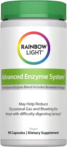 Rainbow Light Cápsulas de sistema enzimático avanzado, 90 unidades