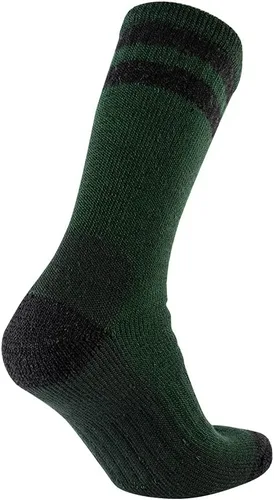 Miniatura 6 de Cerebro Calcetines de lana merino para hombre, calcetines acolchados a media pantorrilla que absorben la humedad, calcetines de senderismo