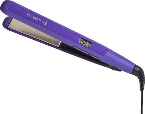 Remington Plancha plana de 1 pulgada, alisador de pelo con tecnología antiestática, calentamiento de 30 segundos y apagado automático de 60 minutos,