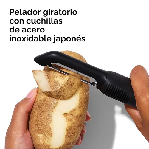 Miniatura 3 de OXO Good Grips - Juego de utensilios de cocina esenciales de acero inoxidable de 3 piezas
