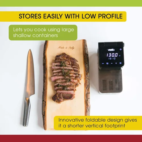 Miniatura 3 de Sous Vide Cooker with App Control & 5 Mil Thick Vacuum Sealer Bags
