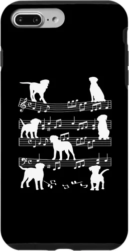 Miniatura 11 de iPhone 11 Músico Perro Jugando en Notas Musicales Amante de la Música Piano Case