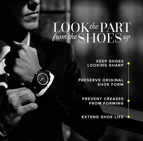 Miniatura 6 de STRATTON Árbol de zapatos de pie ajustable para hombre, cultivado en Estados Unidos, gran regalo para hombres