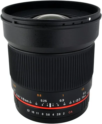 Miniatura 10 de Rokinon 16MAF-N lentes asférica, de gran angular 16 mm f/2.0