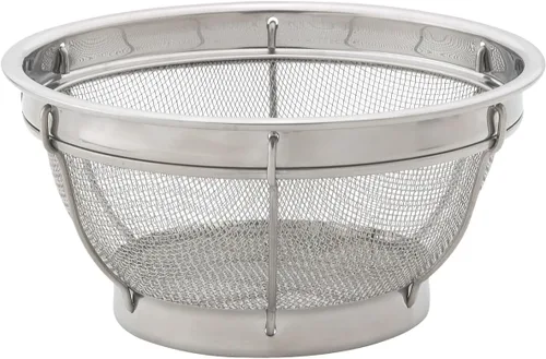 Miniatura 8 de HIC Kitchen Colador perforado con asas, acero inoxidable 18/8, 7.5 pulgadas