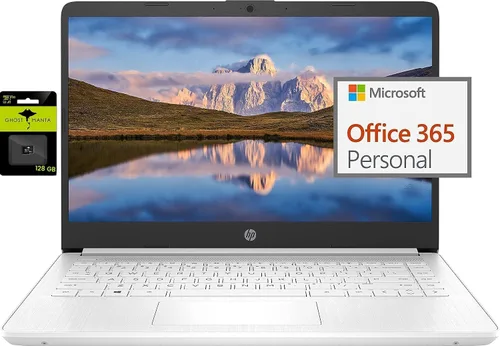 Miniatura 8 de HP Portátil ultraligero de 14 pulgadas para estudiantes y negocios, Intel Quad-Core, 8 GB de RAM, 192 GB de almacenamiento