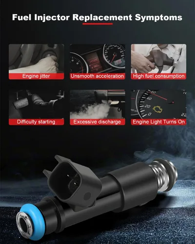 Miniatura 5 de 4 inyectores de combustible de gran rendimiento 12582219 832-11191 compatibles con 2005-2010 para cobalto 2puertas Coupé 2.2L 2007-2010 para G5