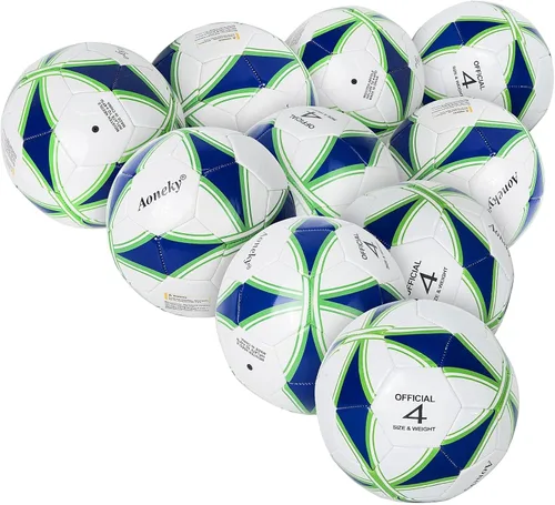 Miniatura 15 de Aoneky Balón de fútbol con bomba 1 paquete con 1 bomba - Blanco/Negro