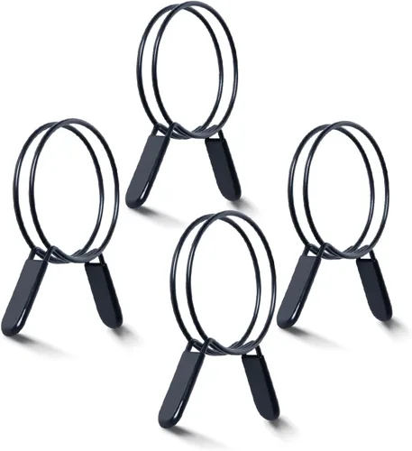 Miniatura 16 de POWERTEC 70247-P2 Abrazaderas de manguera de llave de 1-1/2 pulgadas, abrazaderas de manguera ajustables de acero inoxidable para recolección