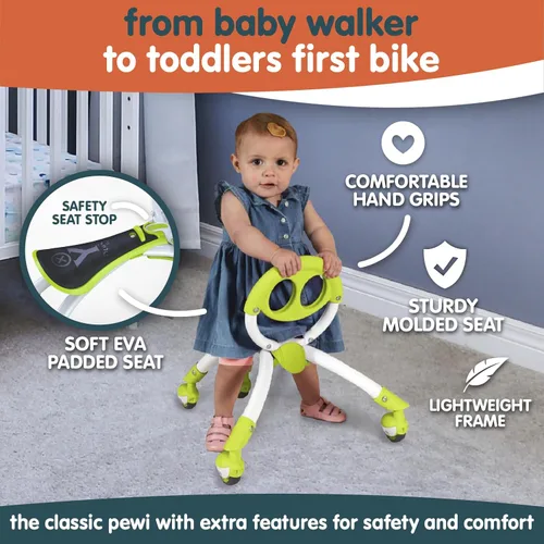 Miniatura 2 de YBIKE – Juguete para montar como bicicleta Pewi Elite Verde claro