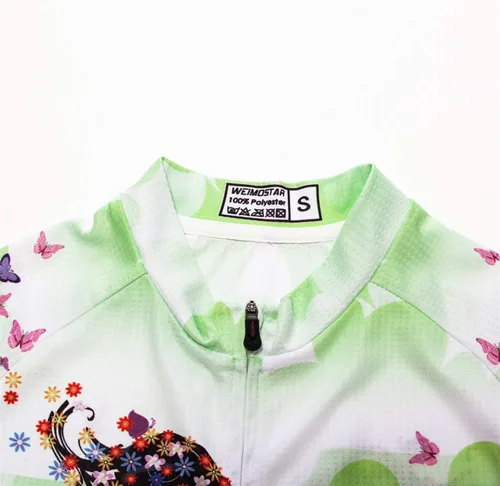 Miniatura 4 de Hotlion Conjunto de camiseta de ciclismo para mujer de manga corta con bolsillo