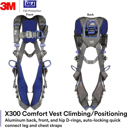 Miniatura 2 de 3M DBI-SALA ExoFit X300 Comfort Vest Climbing Positioning Safety Harness